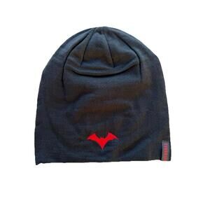 Batwoman Logo Beanie Black And Red